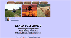 Desktop Screenshot of blackbellacres.com